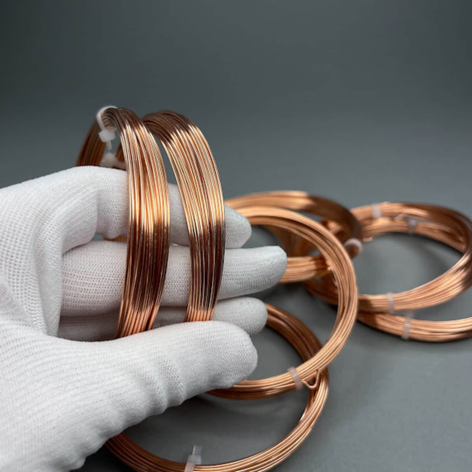 Copper Wire Soft 9 ga 12 ga 15ga 18ga 20ga 23gauge pure copper wire round bare real copper wire for for making jewelry big gauge