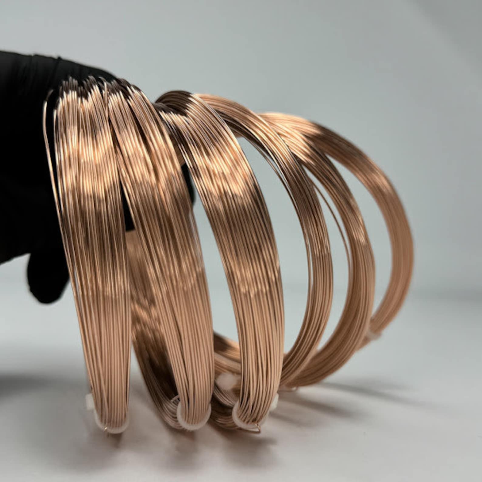 Solid bronze round soft wire, 18 ga 20 ga 23 gauge high quality craft wire for making jewelry, nickel & lead free wire for patination