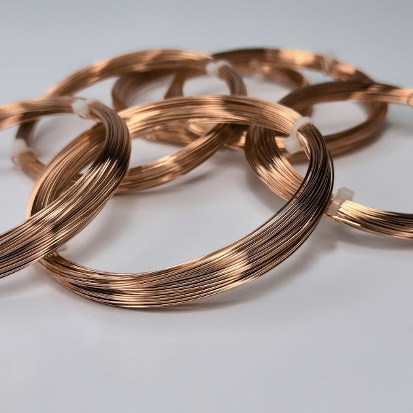 Solid bronze round soft wire, 18 ga 20 ga 23 gauge high quality craft wire for making jewelry, nickel & lead free wire for patination