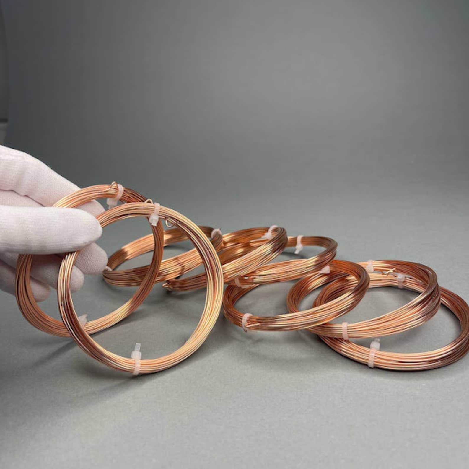 Copper Wire Soft 9 ga 12 ga 15ga 18ga 20ga 23gauge pure copper wire round bare real copper wire for for making jewelry big gauge