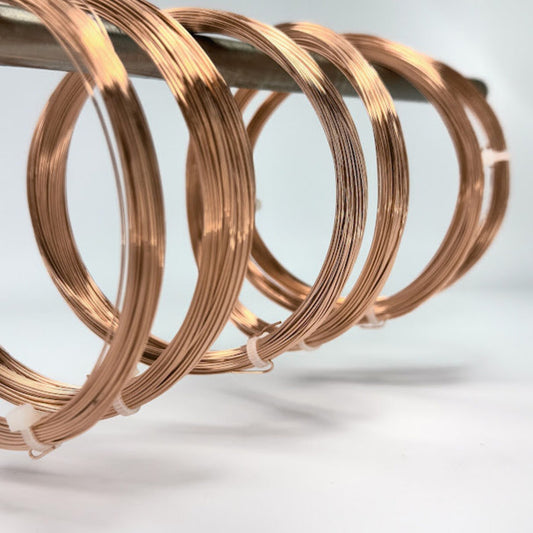 Solid bronze round soft wire, 18 ga 20 ga 23 gauge high quality craft wire for making jewelry, nickel & lead free wire for patination