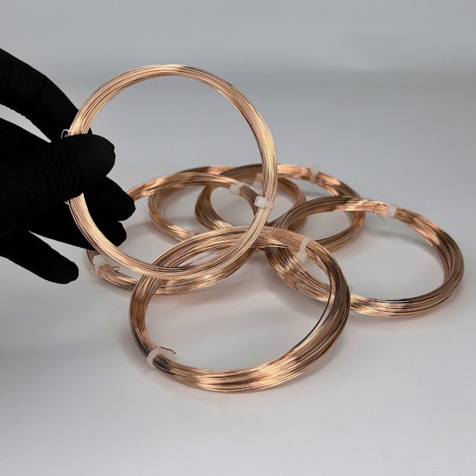 Solid bronze round soft wire, 18 ga 20 ga 23 gauge high quality craft wire for making jewelry, nickel & lead free wire for patination