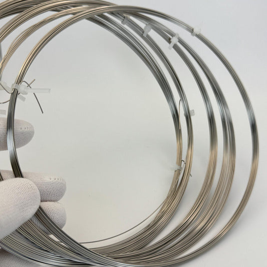 Stainless hard 304 round wire, 12 ga 15ga 18ga 20ga 23 gauge high quality non tarnish wire for making jewelry, big gauge, bulk artistic wire