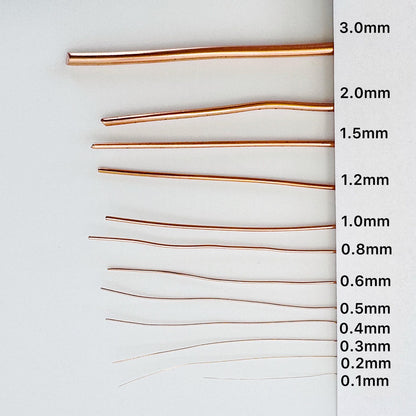 Copper Wire Soft 9 ga 12 ga 15ga 18ga 20ga 23gauge pure copper wire round bare real copper wire for for making jewelry big gauge