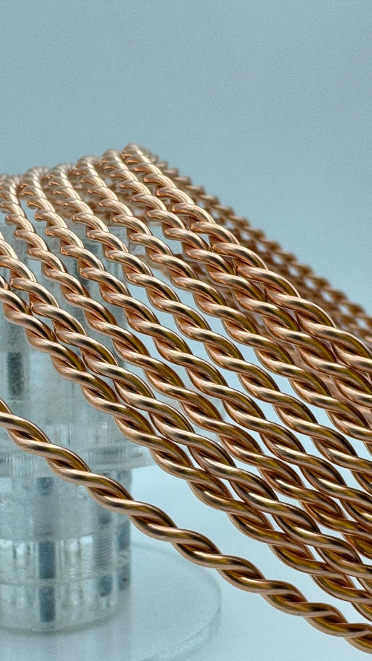 Cooper Twisted Round Wire Hard Drawn Cooper Wire Fancy Wire