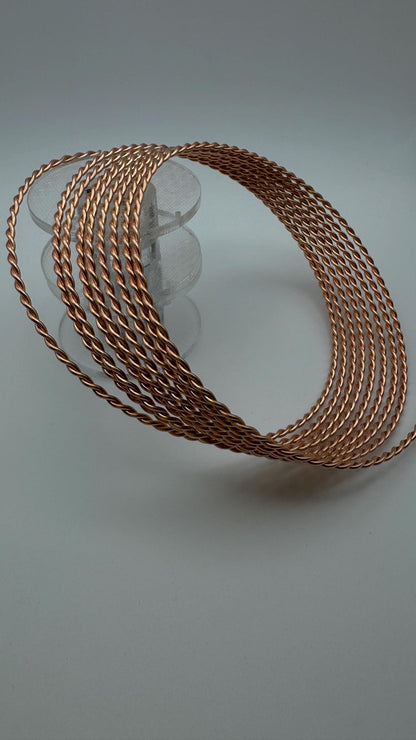 Cooper Twisted Round Wire Hard Drawn Cooper Wire Fancy Wire